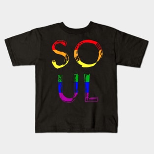 Soul Mate Puzzle Couple  LGBT Pride Gay Les Kids T-Shirt